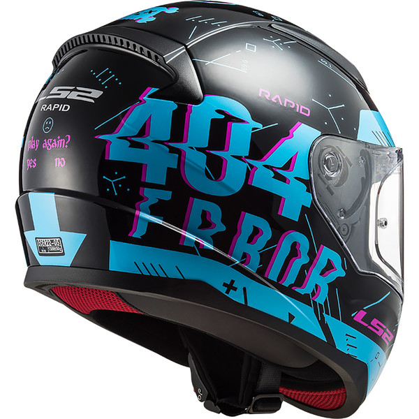 LS2 - Casque FF353 Rapid Player Noir / Turquoise