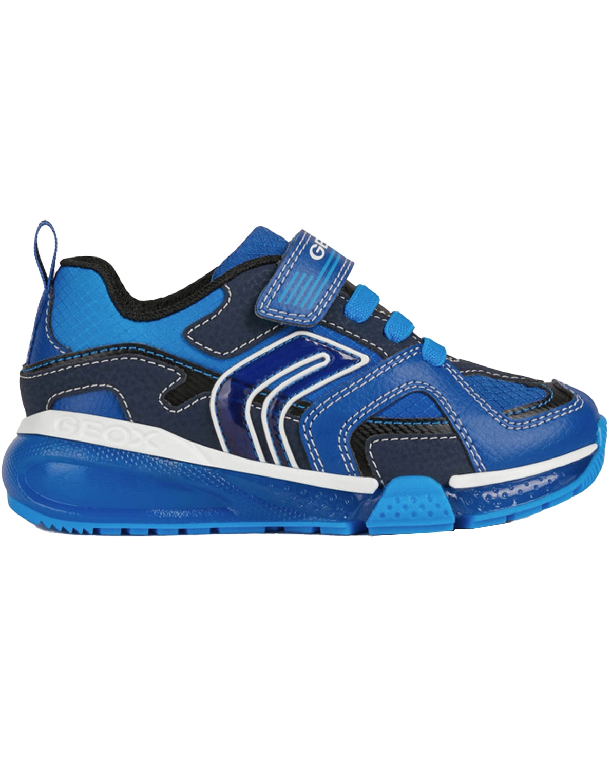 Klettsneaker BAYONYC mit Blinklicht in royal/blue