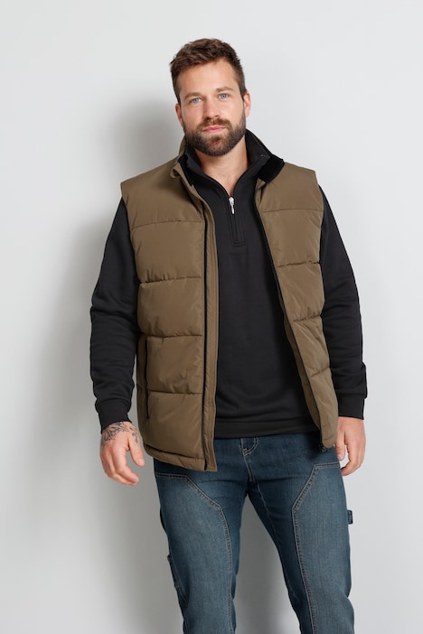 Boston Park Steppweste, Stehkragen, Zipper, bis 74