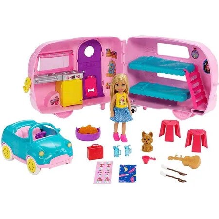 Barbie Chelsea Camper und Puppe Spielset
