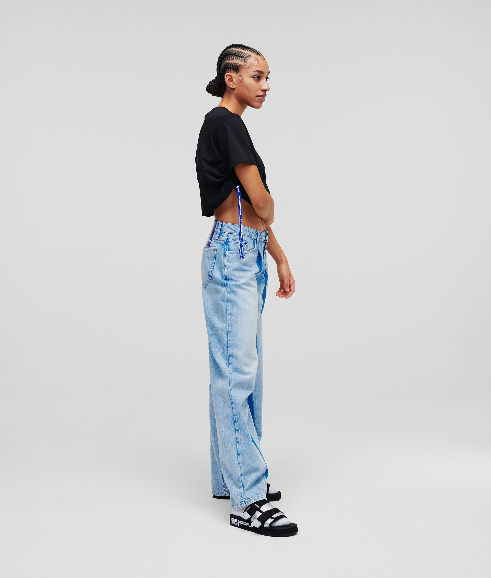 T-SHIRT BOXY FRONCÉ KLJ