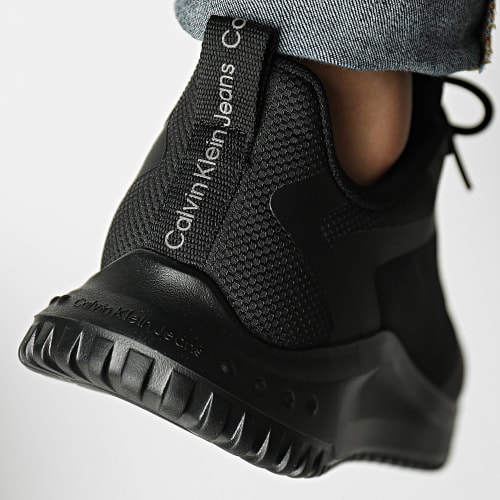 Baskets Runner Laceup Mesh 0811 Triple Black