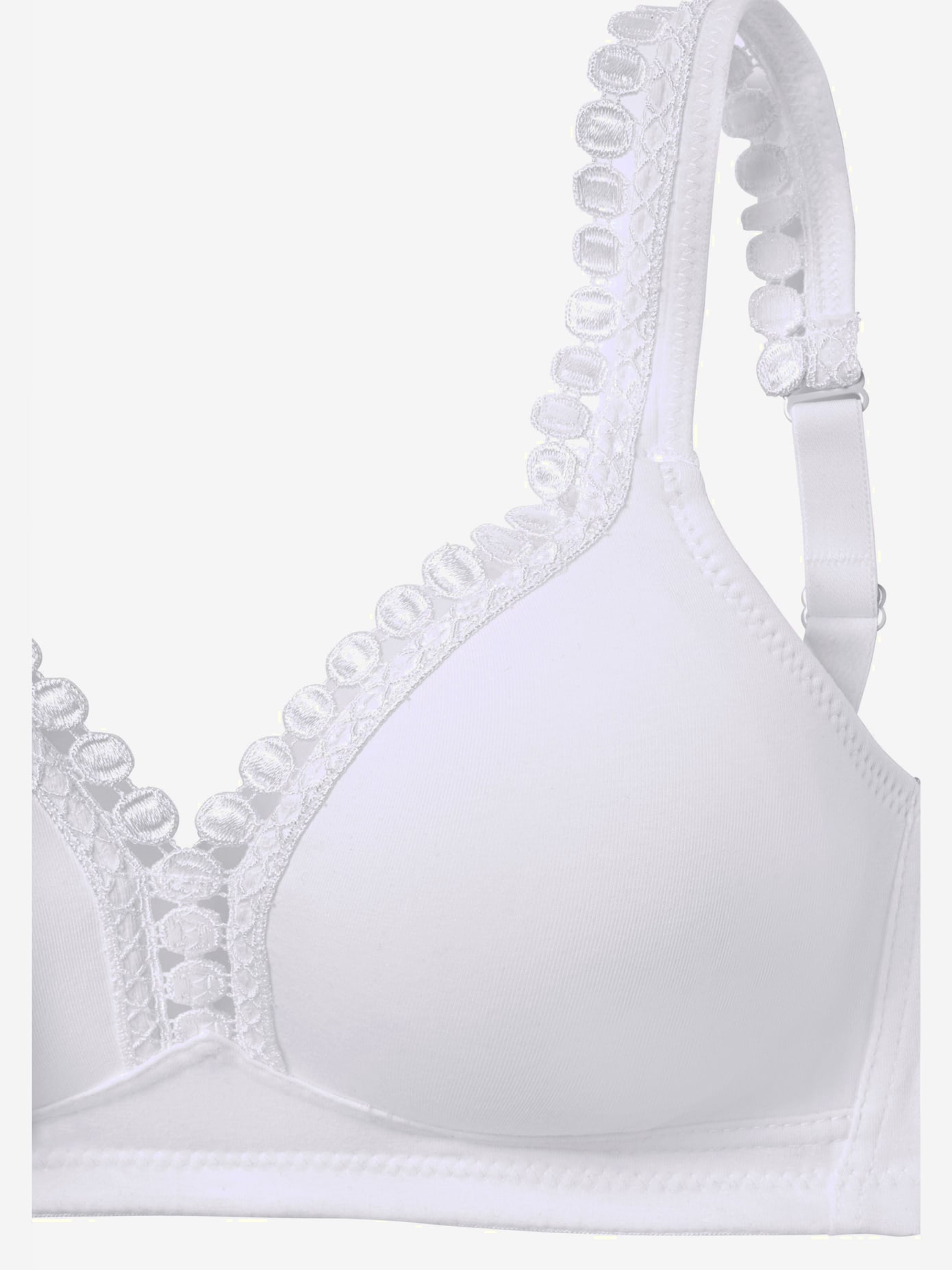 Soutien-gorge sans armatures en coton doux