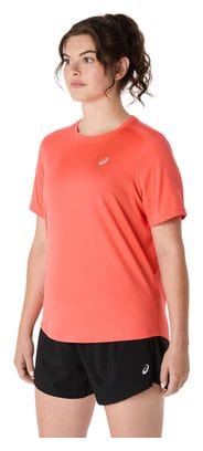 Maillot manches courtes Asics Core Run Corail Femme
