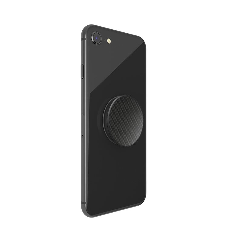 PopGrip Luxe Finger Griff Halterung für Smartphones / Tablets (800927) - Genuine Carbon Fiber