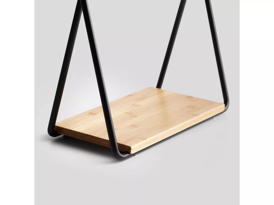 Support Zenos noir moyen 82 x 50 x 24.5
