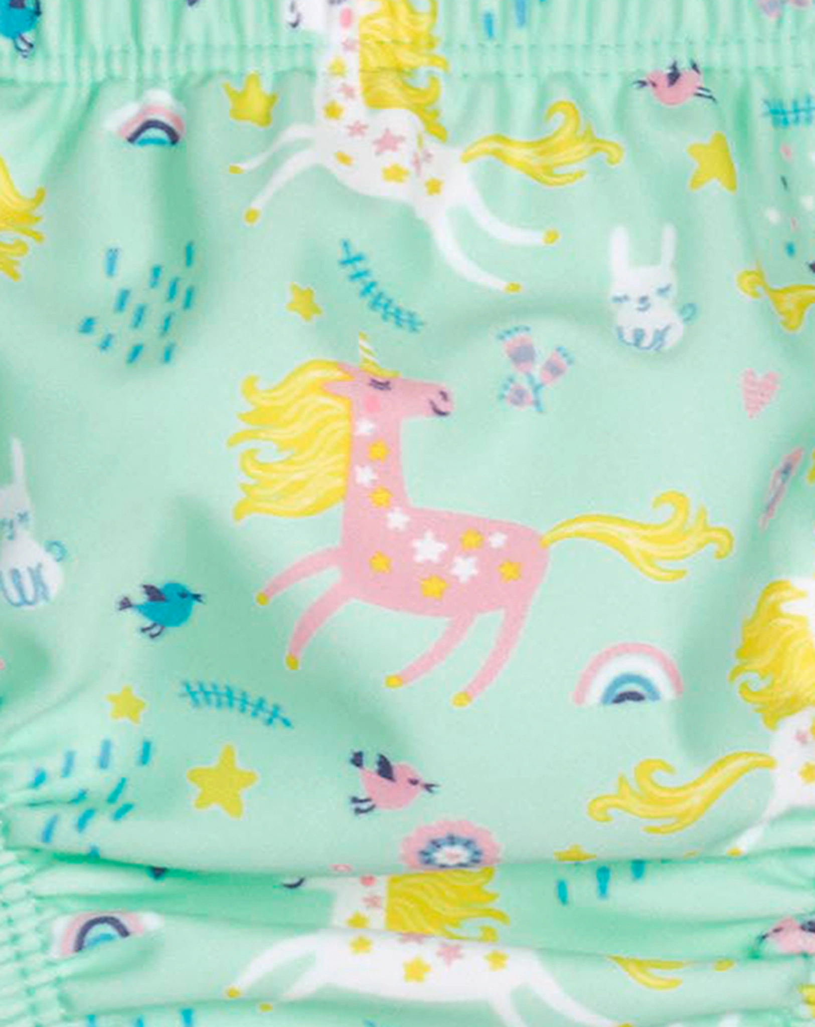Windelbadehose EINHORN in mint
