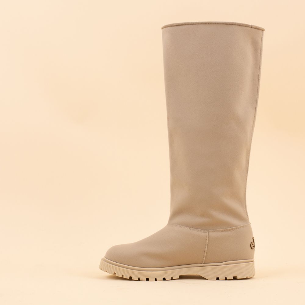 *gevoerd* CHA boots Fringe Tall Dust