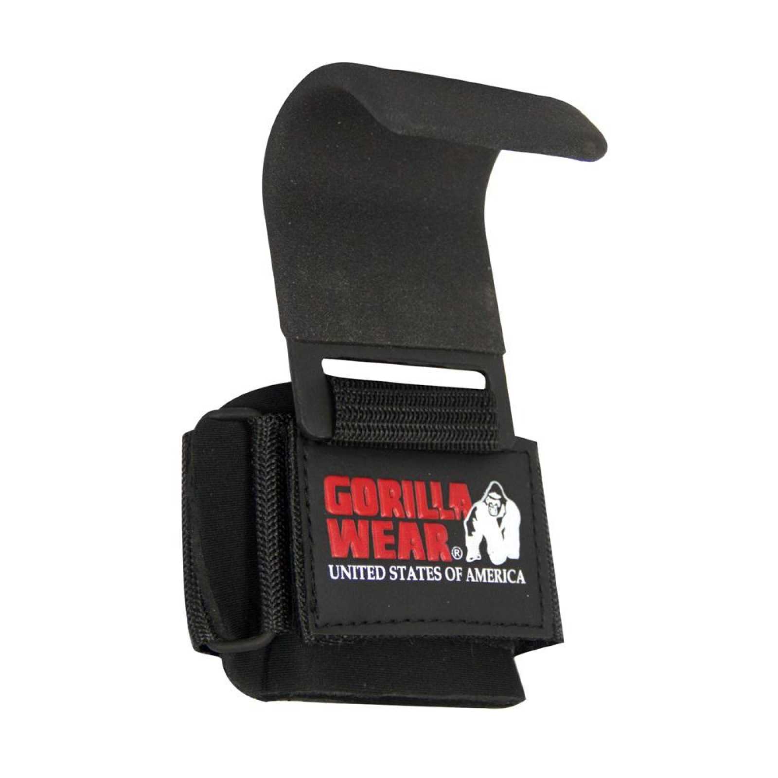 Ganchos de levantamento de peso Gorilla Wear vermelhos