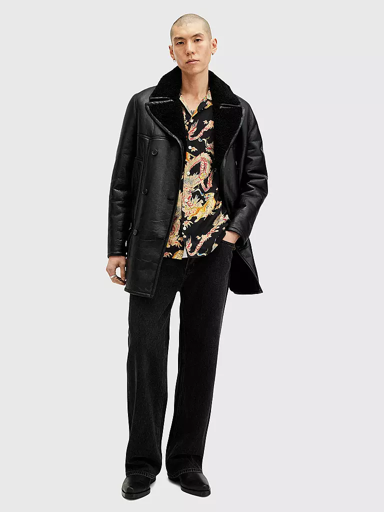 ALLSAINTS Hemd DRAGON schwarz