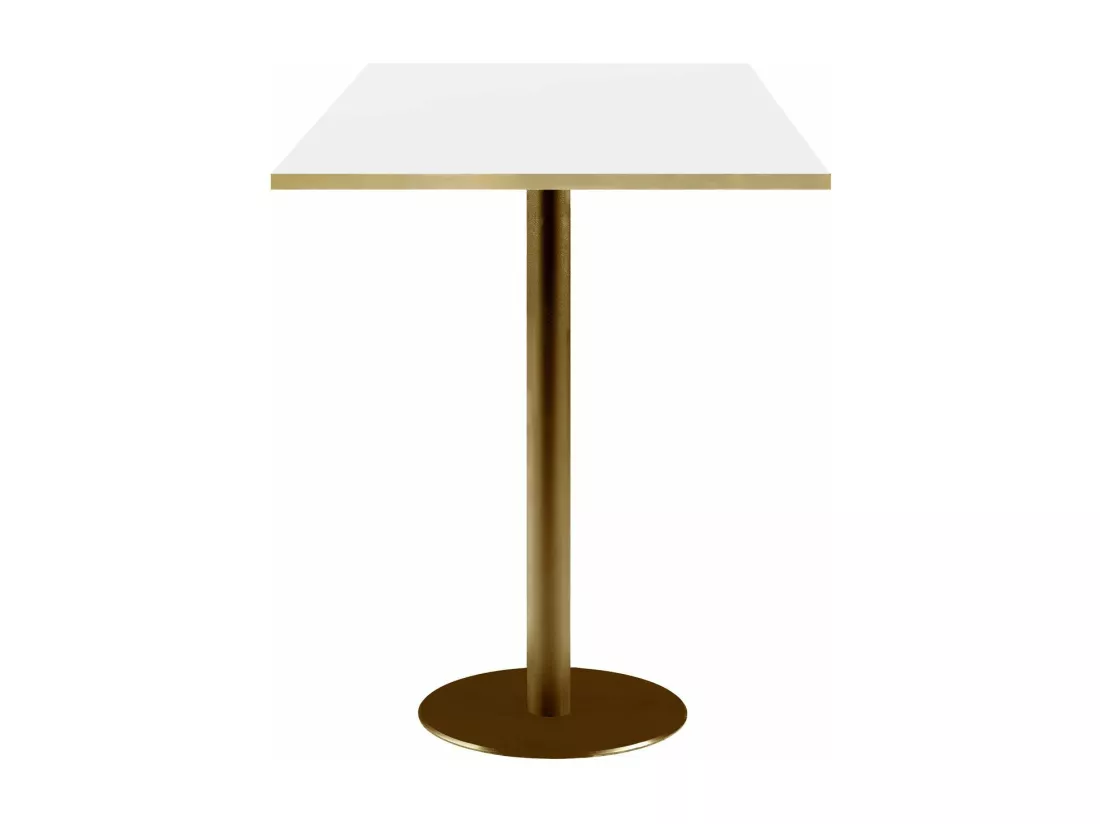 Mange-debout 60 x 60 cm Rome bistrot blanche