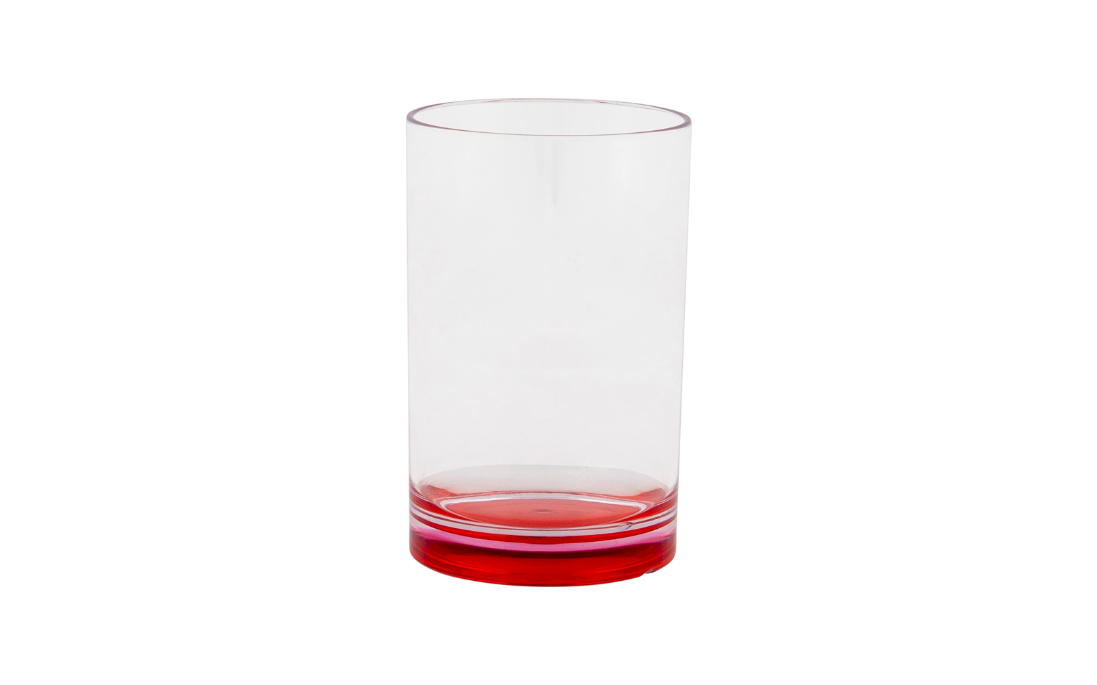 Gimex Colour Line Wasser Glas mit farbigem Boden Rainbow 4tlg.
