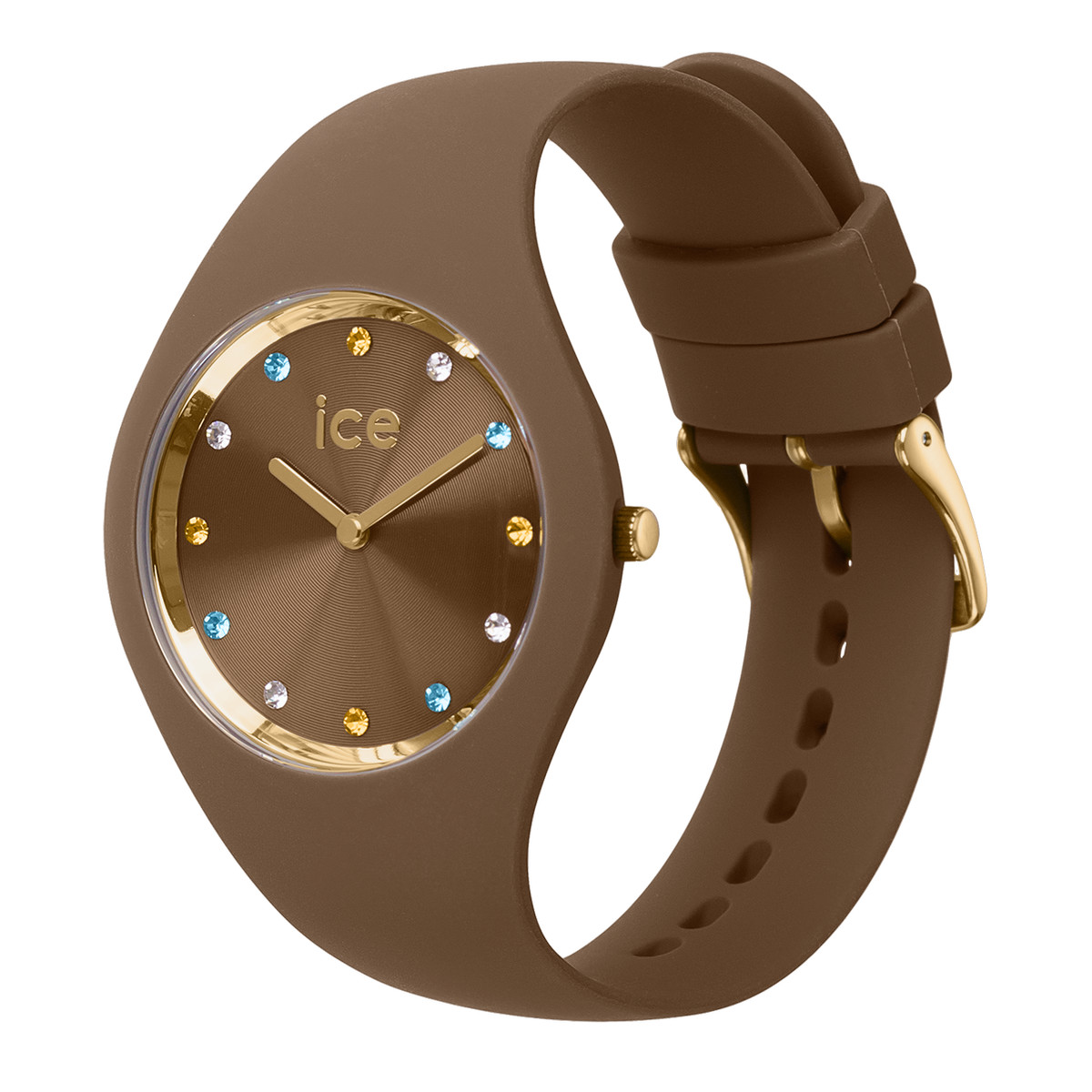 Montre ICE WATCH ice cosmos femme bracelet silicone marron