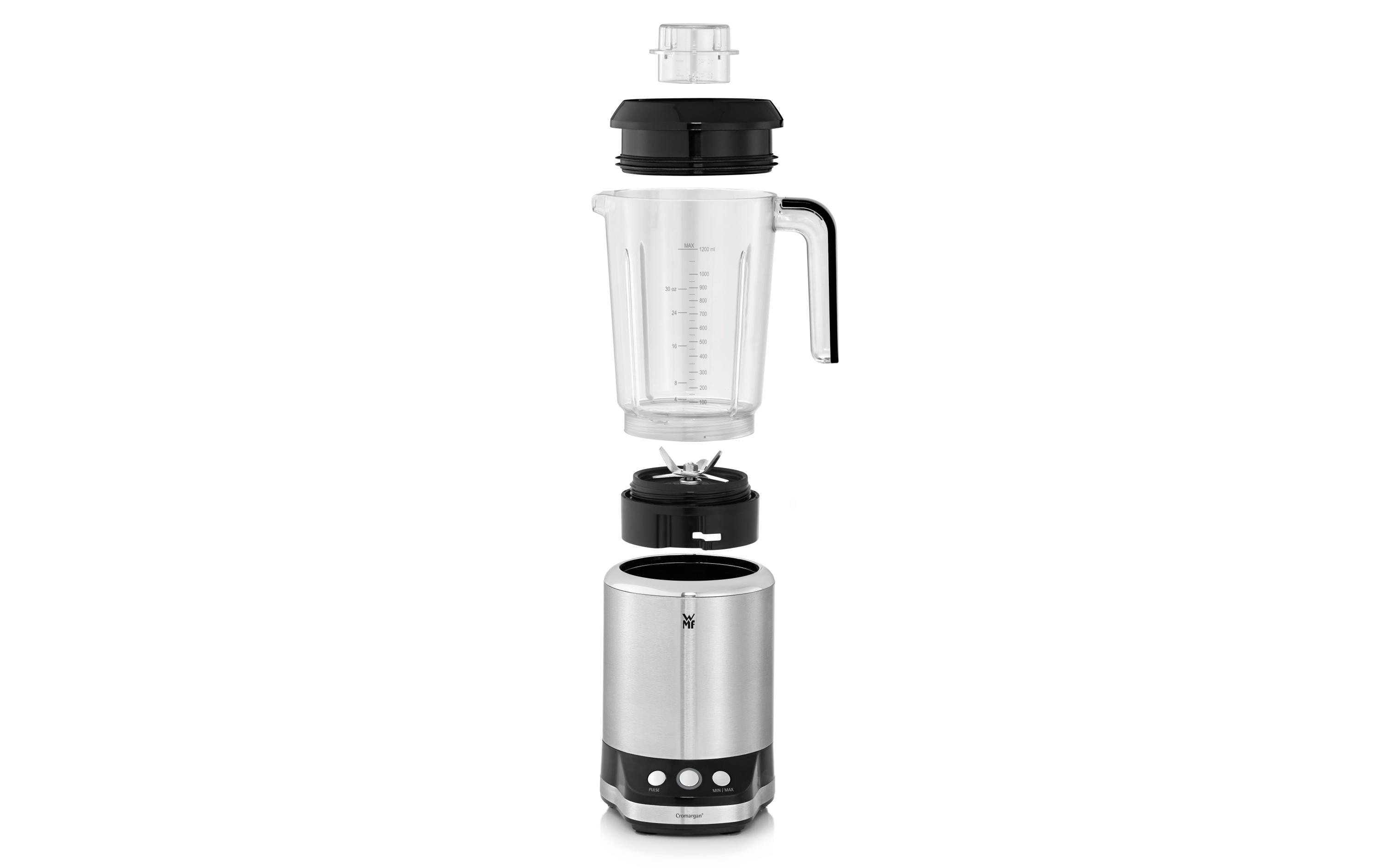 Multifunktionsmixer KULT X Silber/Schwarz<br>900 W-Standmixer, Silber/Schwarz