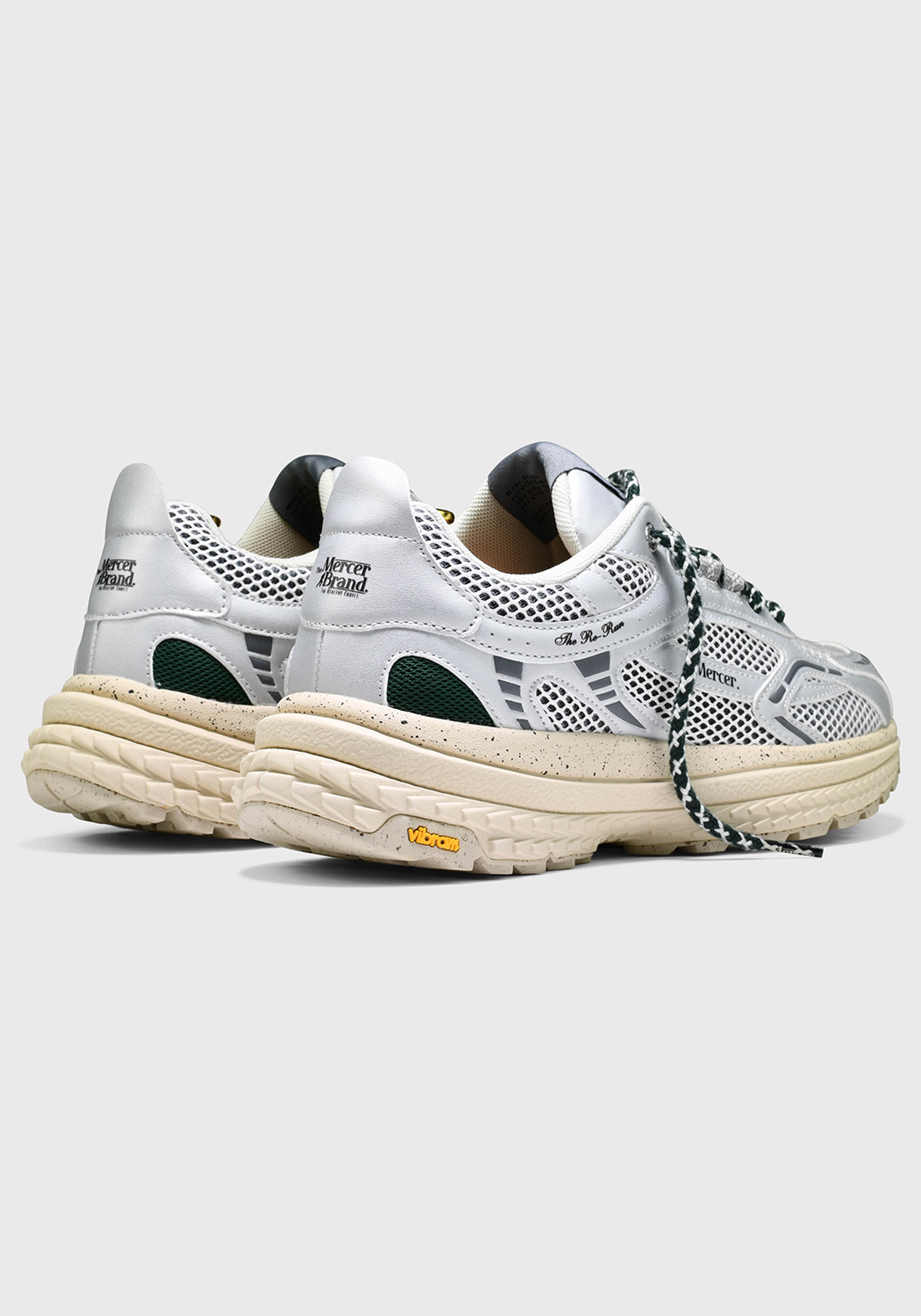 Mercer Sneaker The Re-Run Vibram Silver