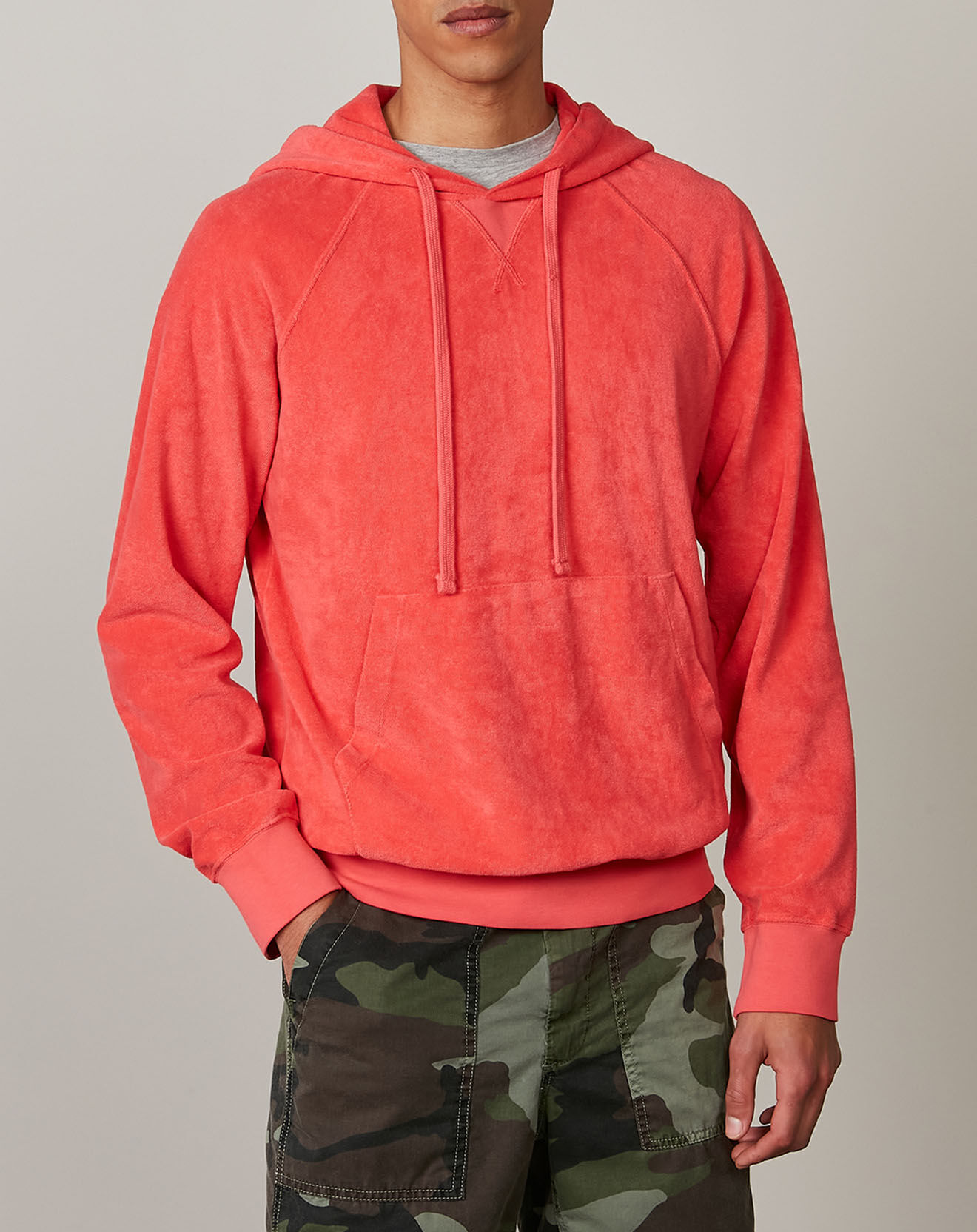 Hartford Sweat à capuche en éponge rouge