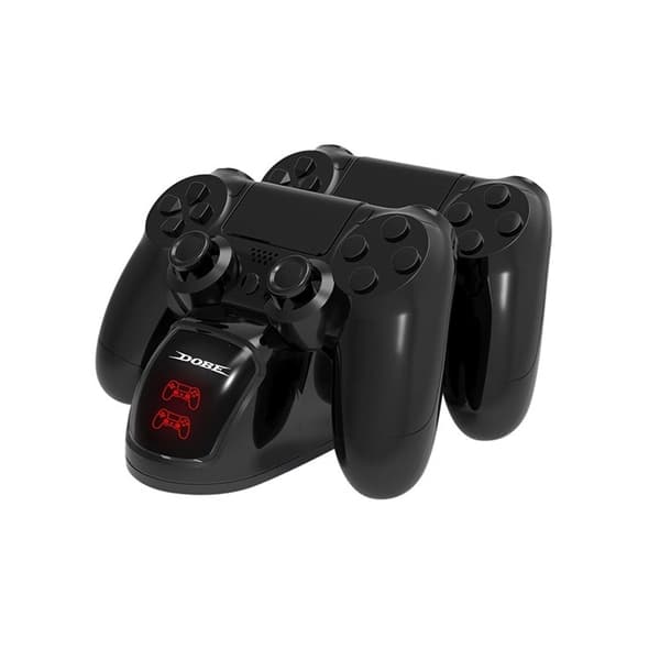 Ladestasjon for 2 PS4-kontrollere