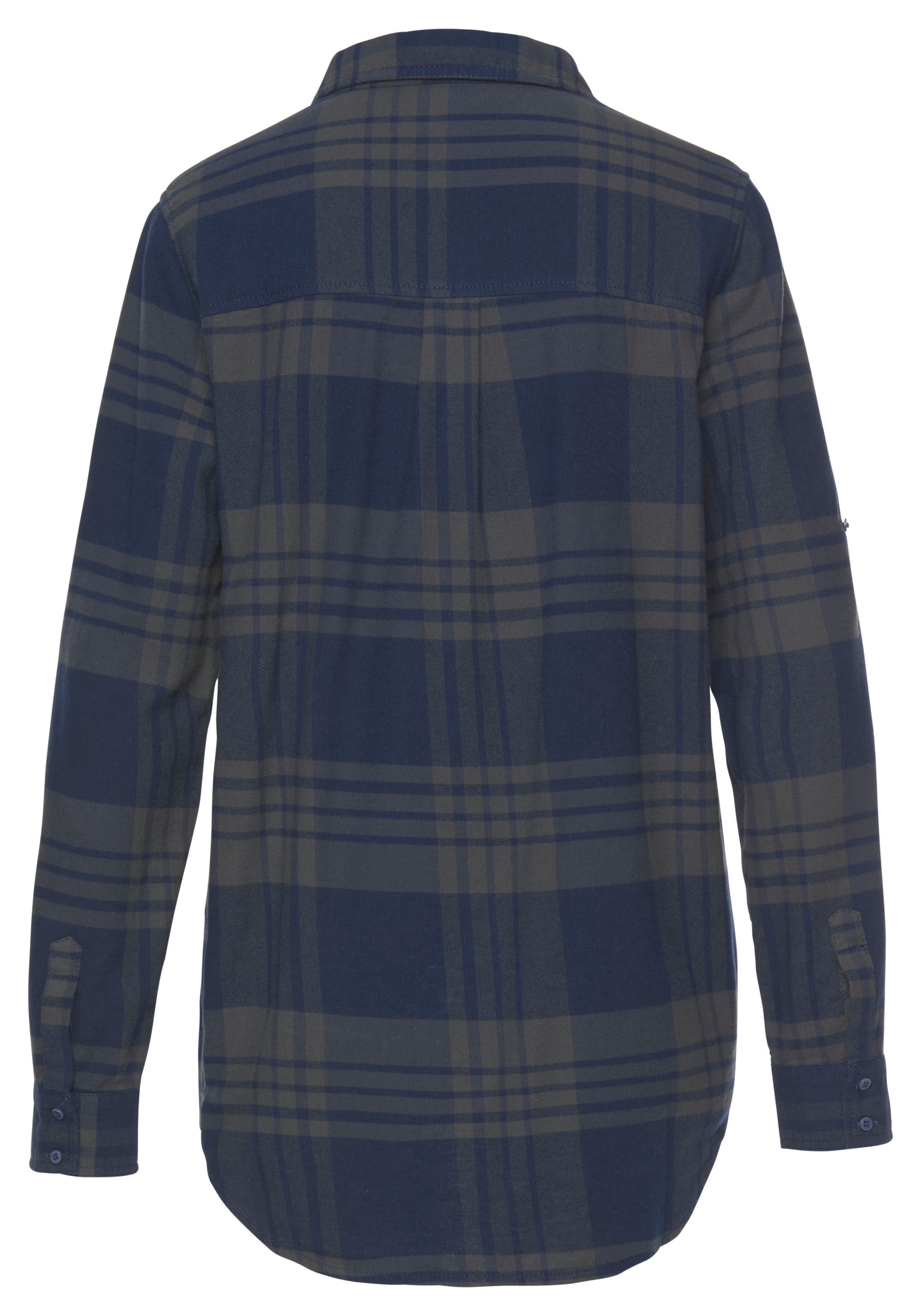 LASCANA Hemdbluse , aus weichem Flanell, Karobluse aus Baumwolle, Damenbluse