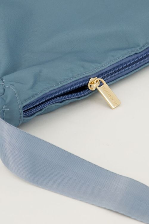 Lichtblauwe crossbody tas
