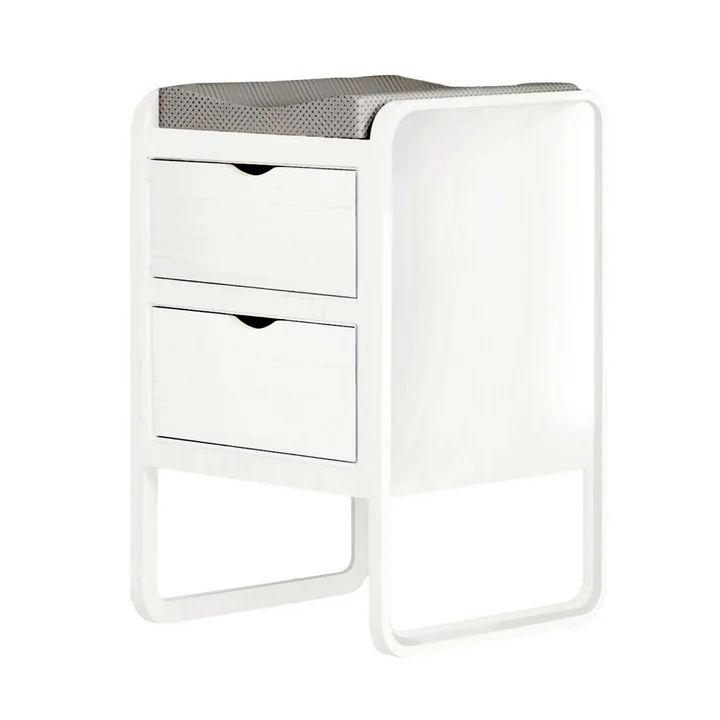 Nofred - Form Wickeltisch, H 95 cm, weiss