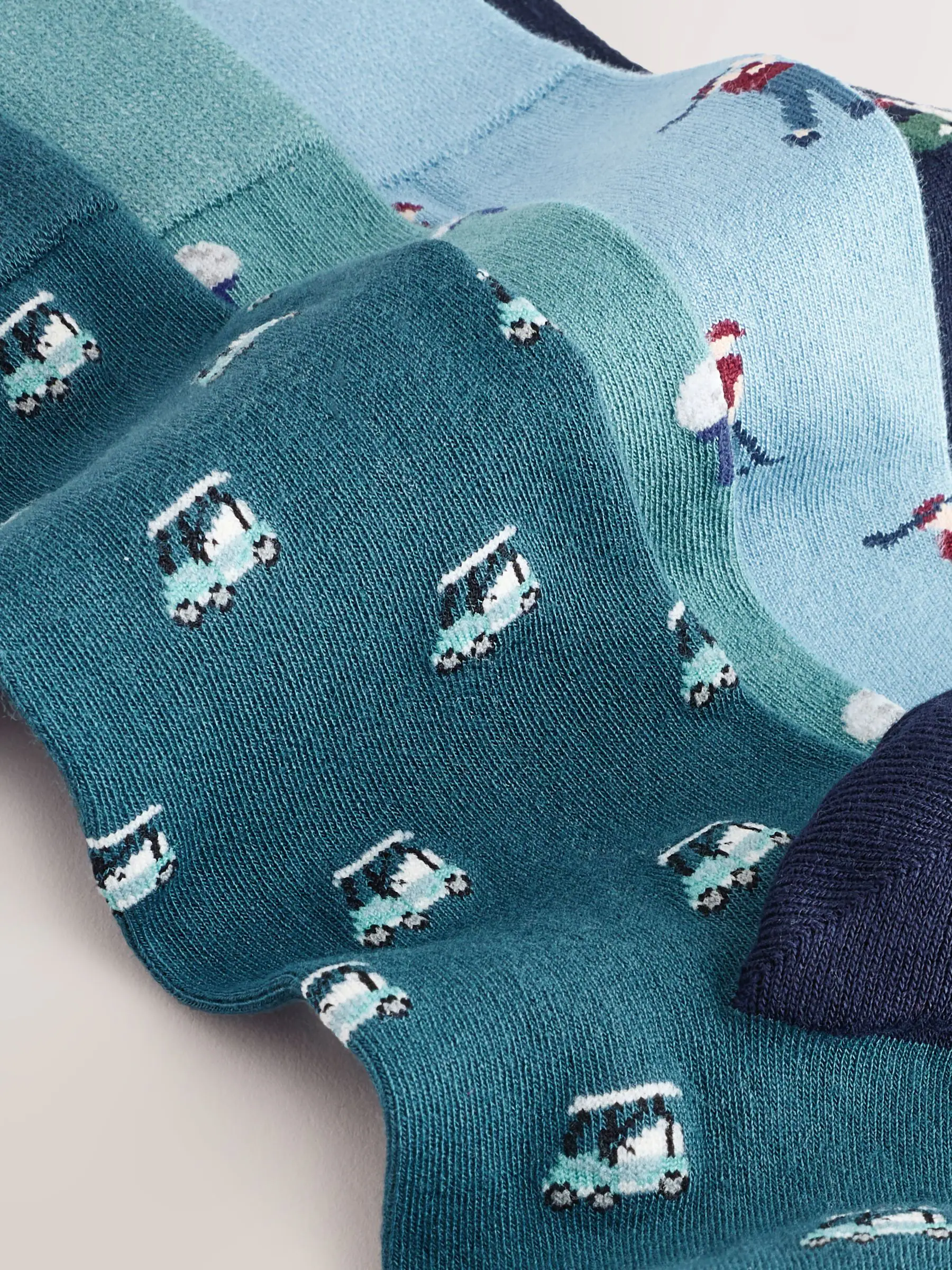 Blauw Golf - Modal Signature sokken 4 paar