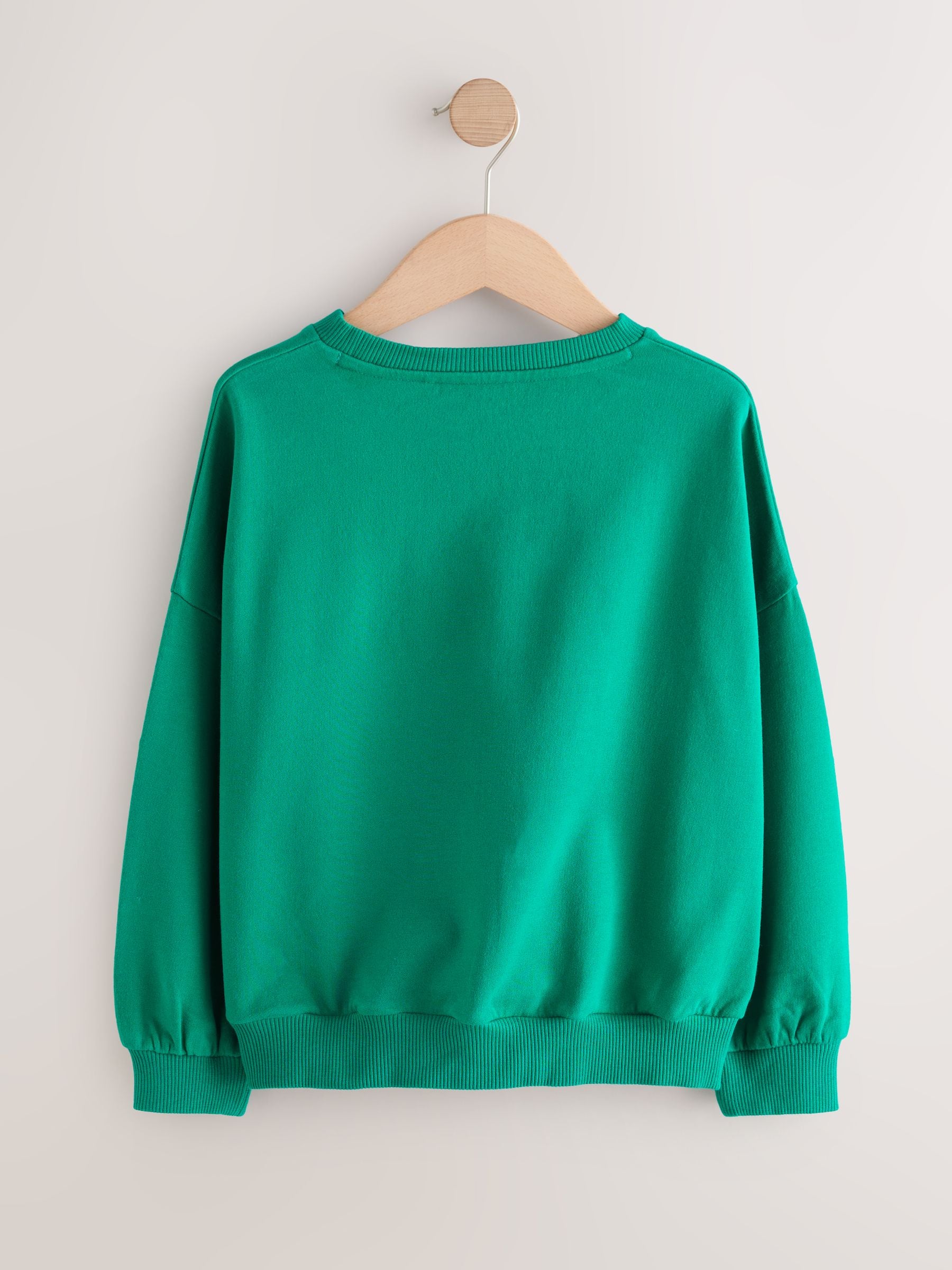 Groene Bal - Sweater met lovertjes en lange mouwen (3-16jr)