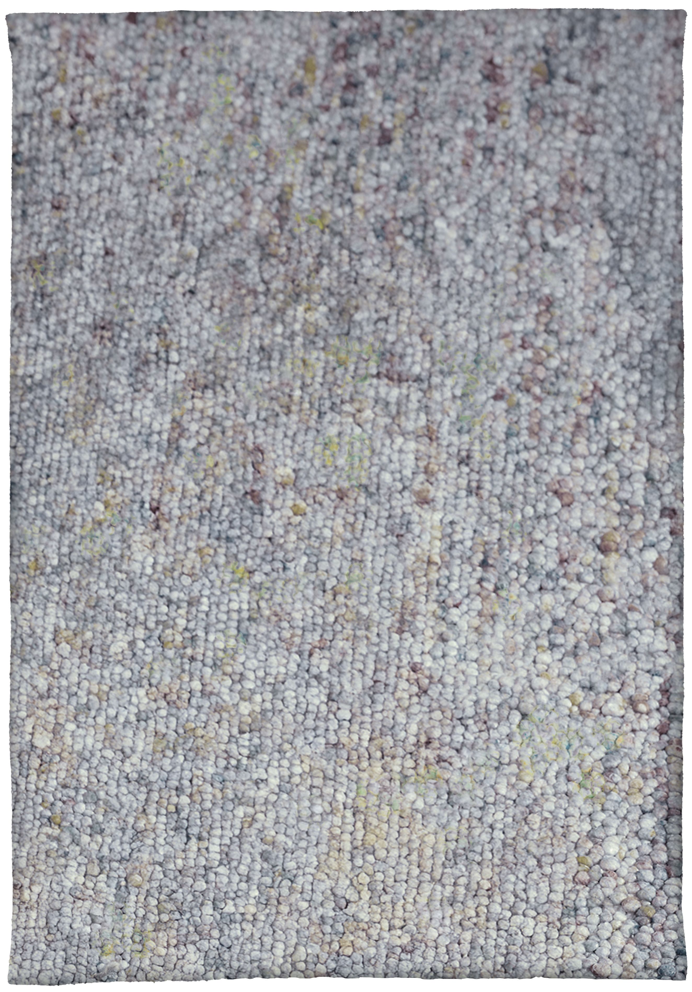 Vloerkleed Oker blauw 77 Velvet  | Beside Rugs