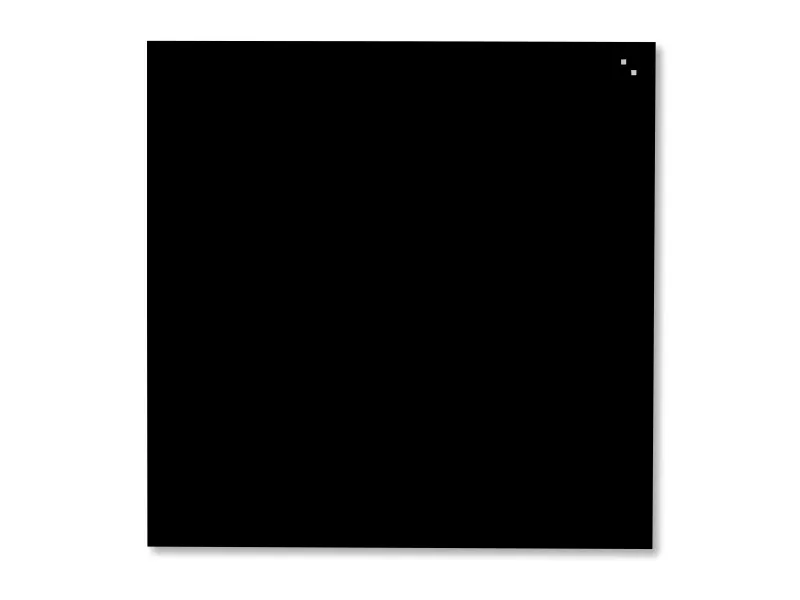 Magnetisk glastavle NAGA 100x100 cm sort