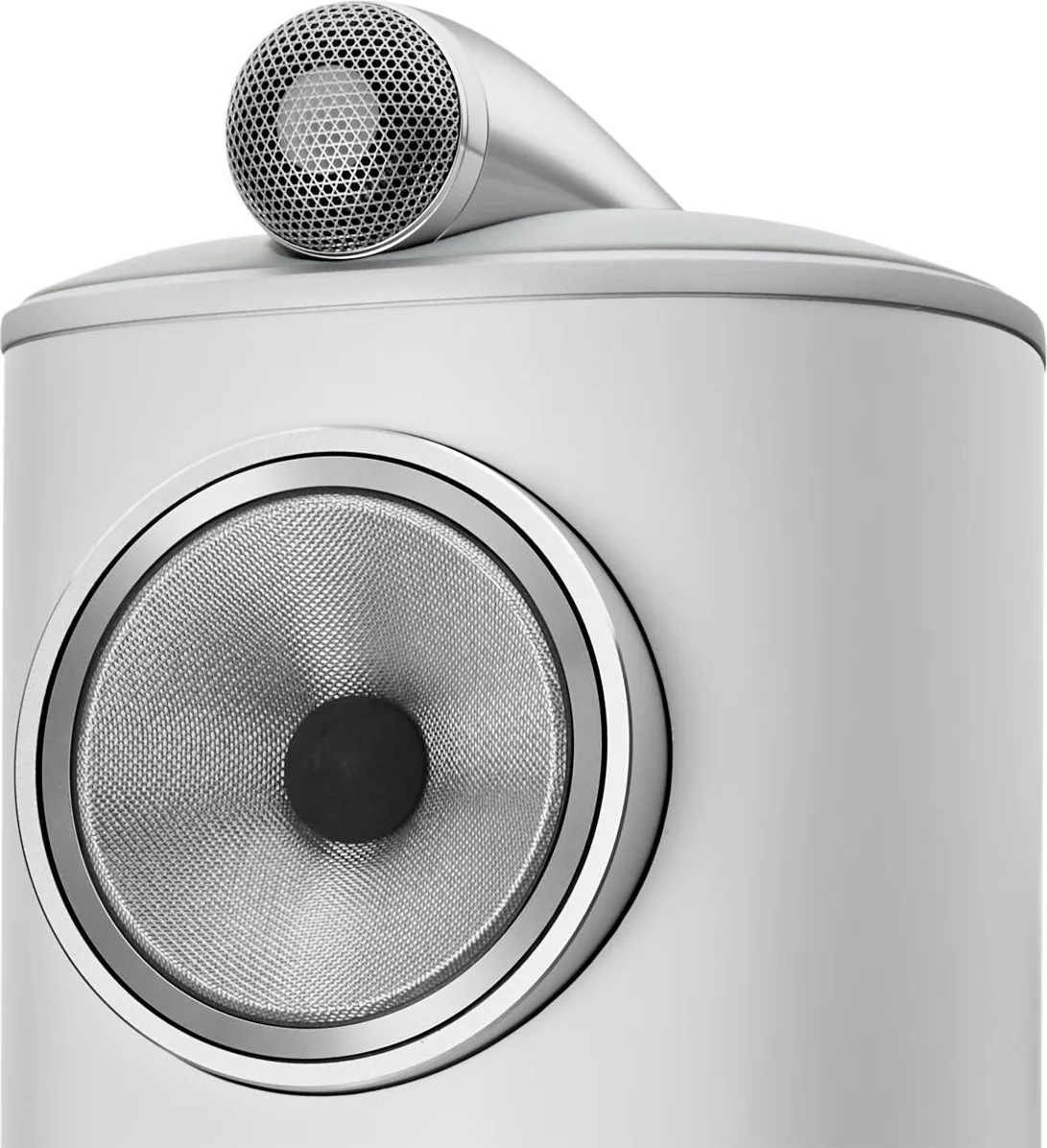 B&W 804 D4 Blanc Satin (la paire) Enceintes colonne