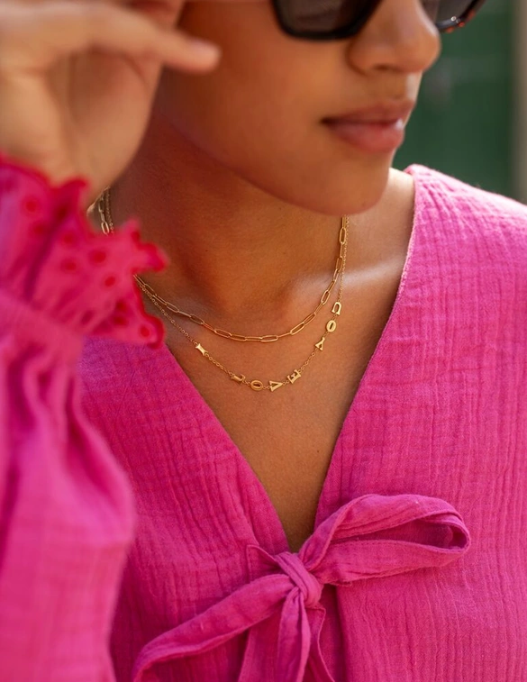 My Jewellery Vintage schakelketting met slotje MJ11042