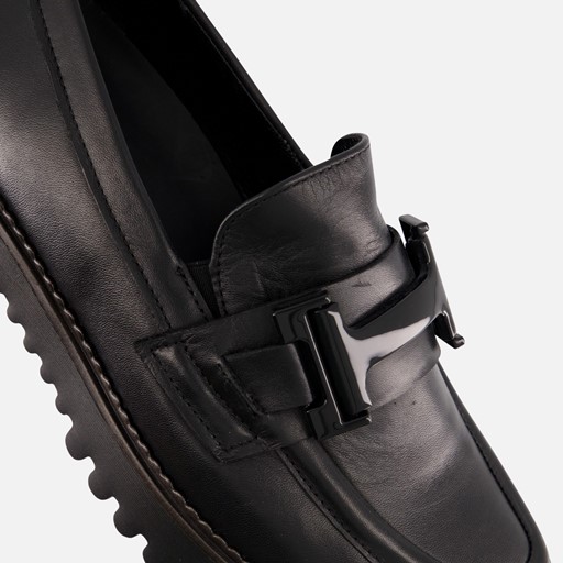 Gabor Loafers zwart Leer
