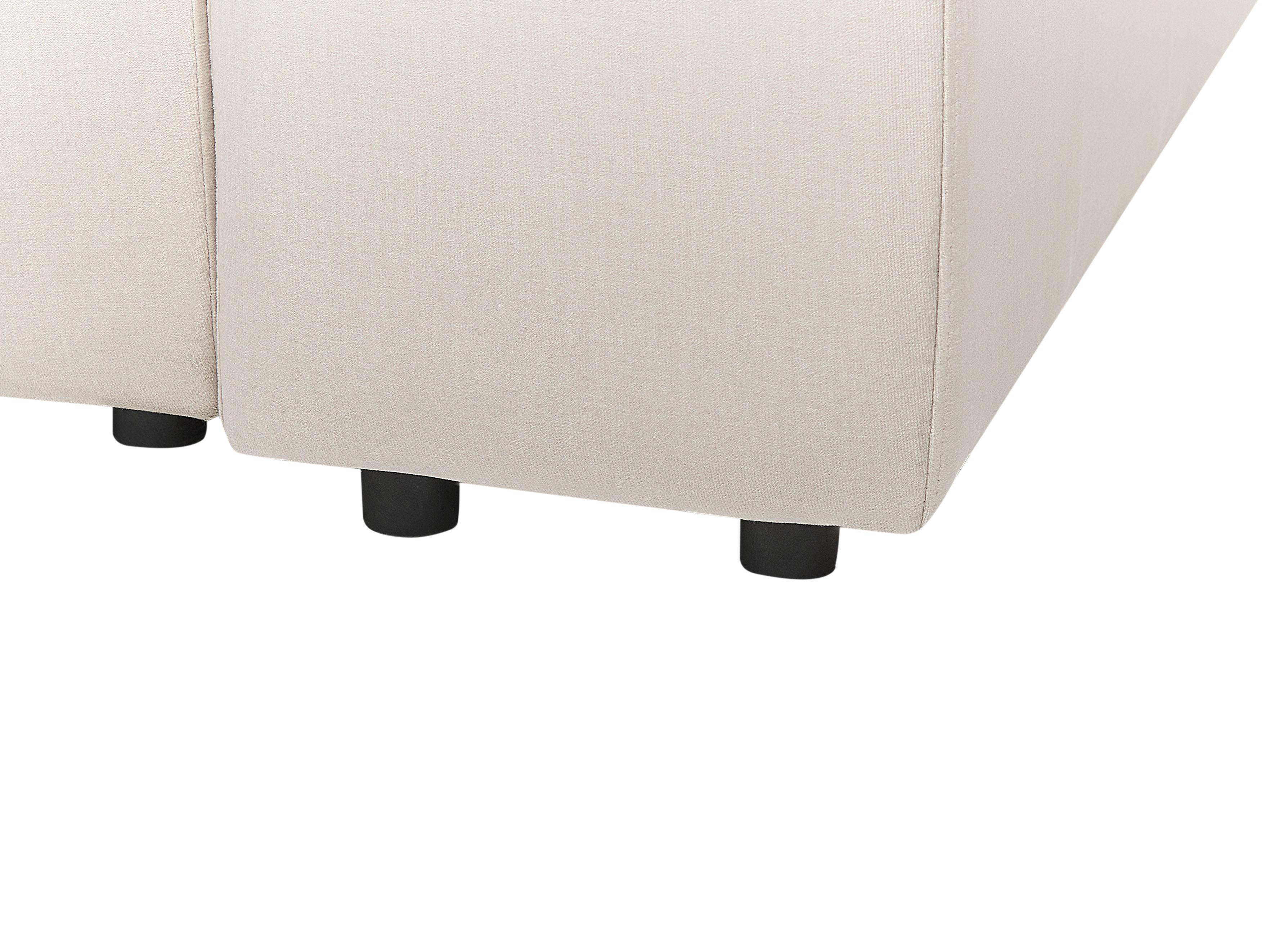 Modulaire bank 2-zits FALSTERBO Fluweel Beige