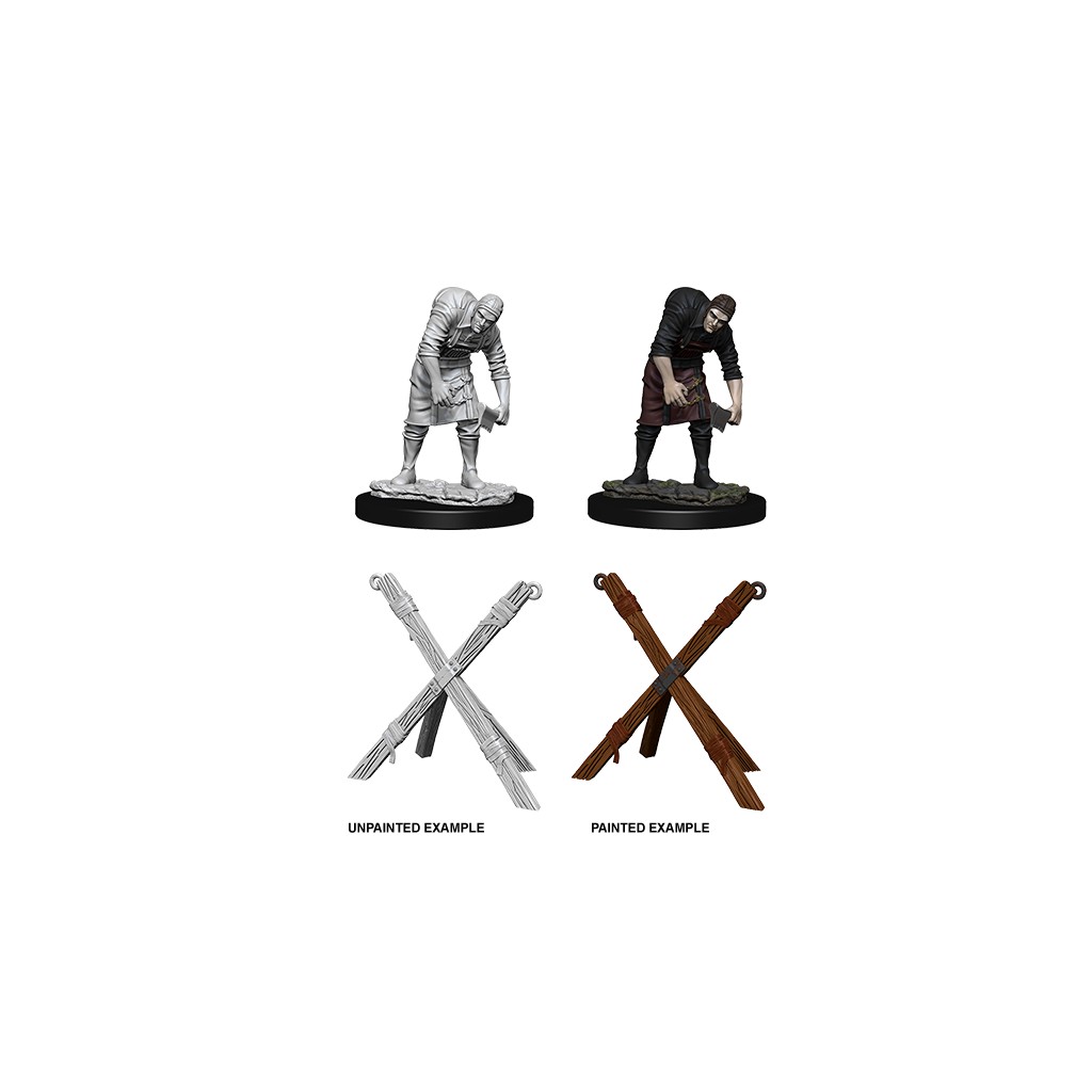 WizKids Deep Cuts Unpainted Miniatures: Assistant & Torture Cross
