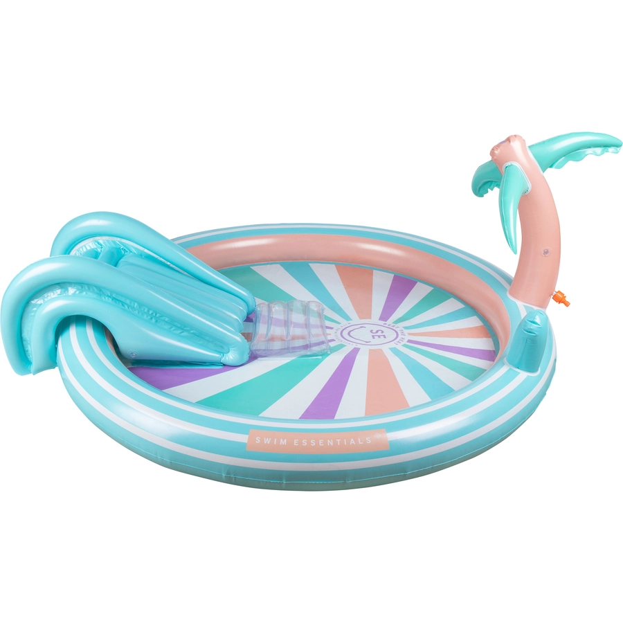 Swim Essentials Aufblasbarer Pool Regenbogen