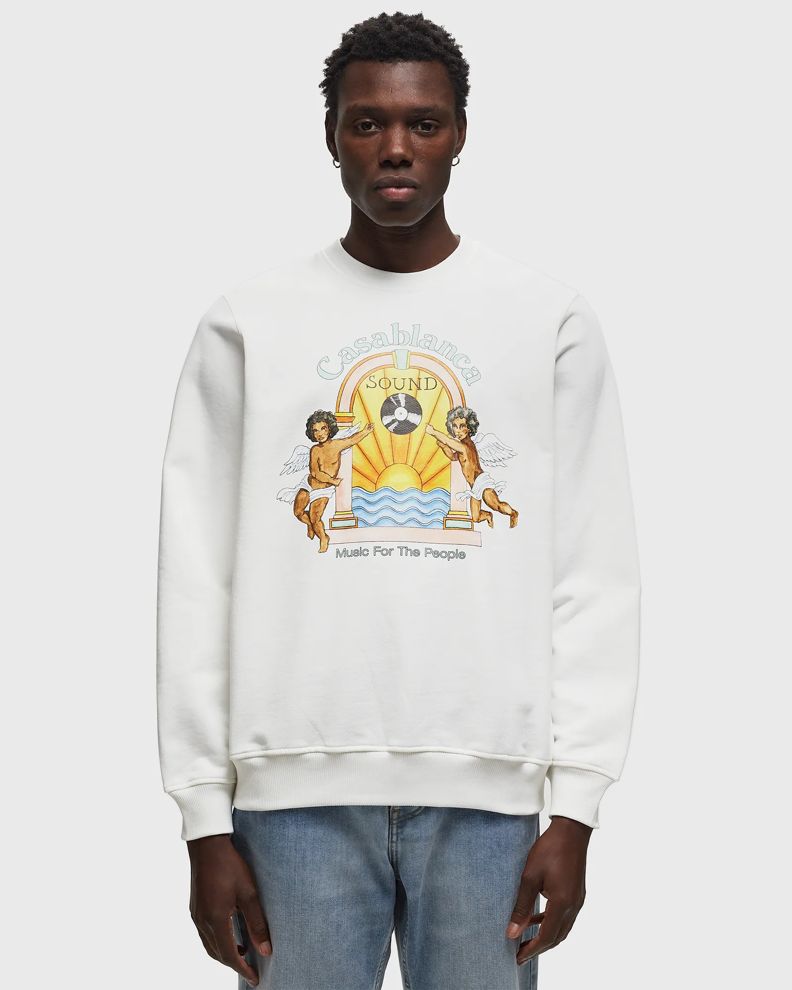 Casablanca STUDIO DE MUSIQUE PRINTED UNISEX SWEATSHIRT