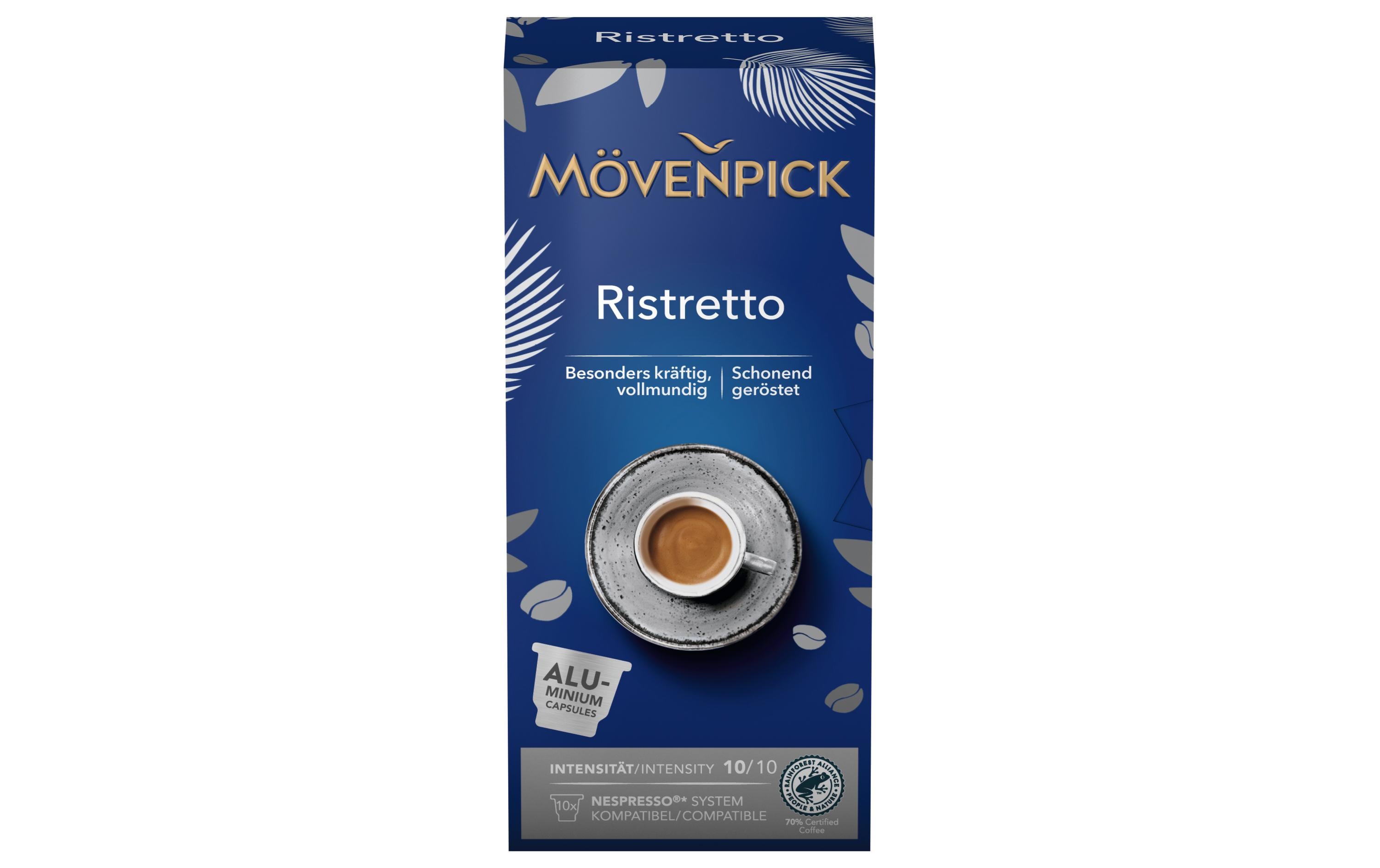 Kaffeekapseln Ristretto 10 StückKaffeekapseln für Nespresso Maschinen