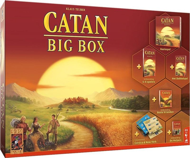 999 Games Catan: Big Box - Bordspel - 10+ | Uitgebreid pakket voor beginnende Catan-spelers