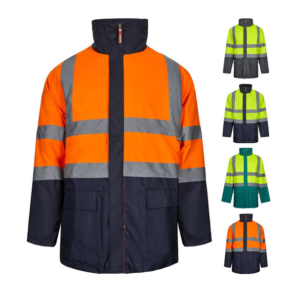 Velilla 36108 - Parka 4 en 1 bicolore (180g/m²), en polyester (100%), avec finition PU