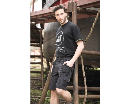 TX Workwear Short Maat 50 zwart limoen