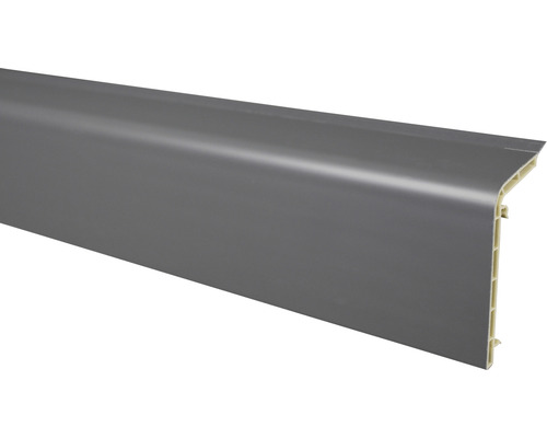 Marley verwarmingsbuis afdekking 22x88x2000mm antraciet voor verwarmingsbuizen