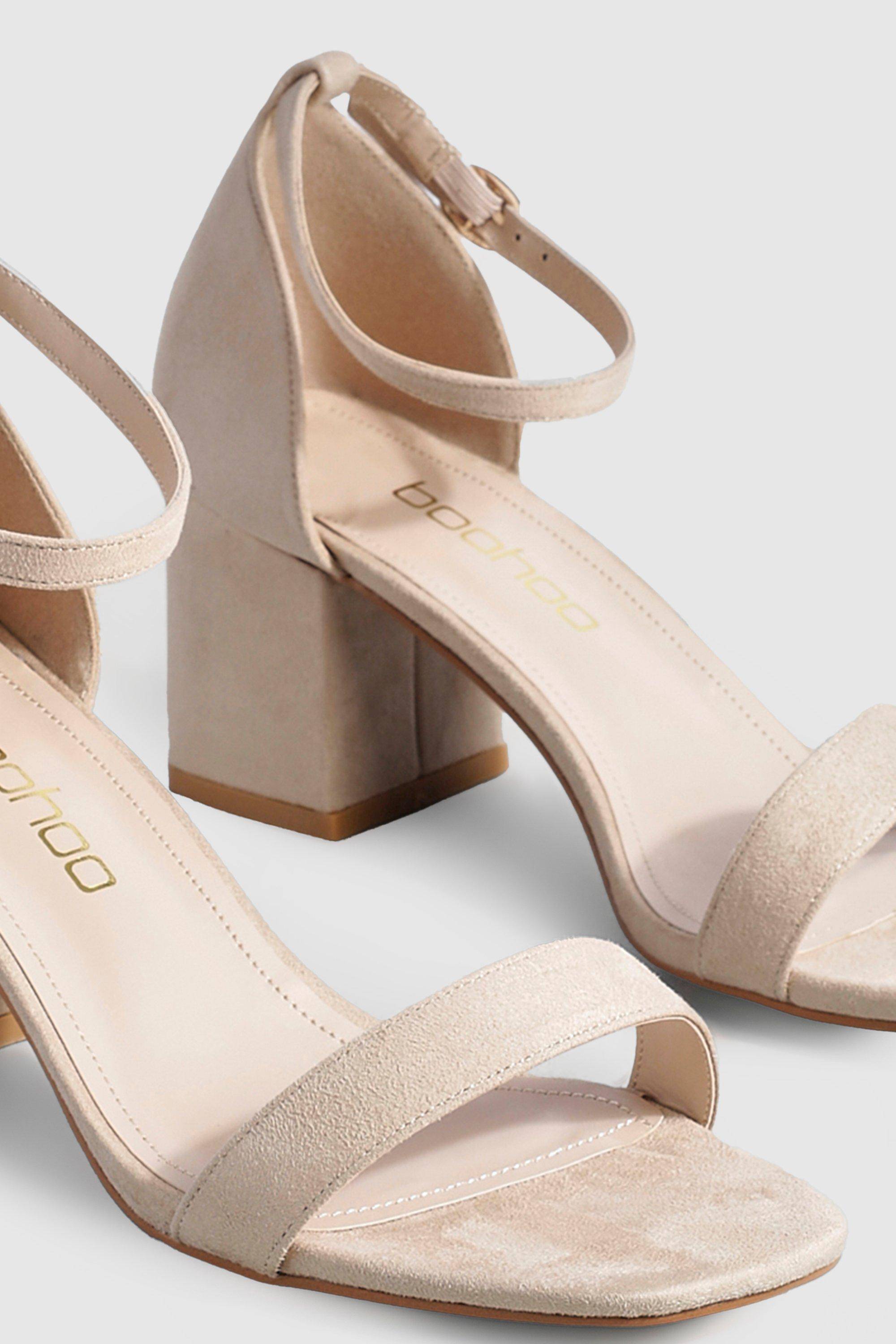 boohoo Talons à large chaussant, à bloc bas, quasi invisibles