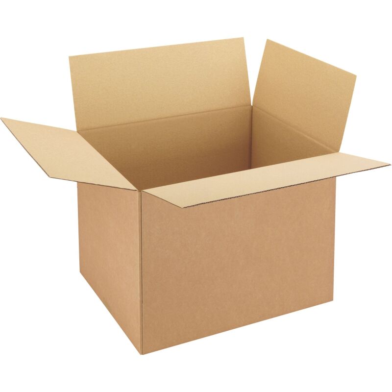 Carton caisse américaine kraft brun simple cannelure L 50 x l 40 x H 30 cm