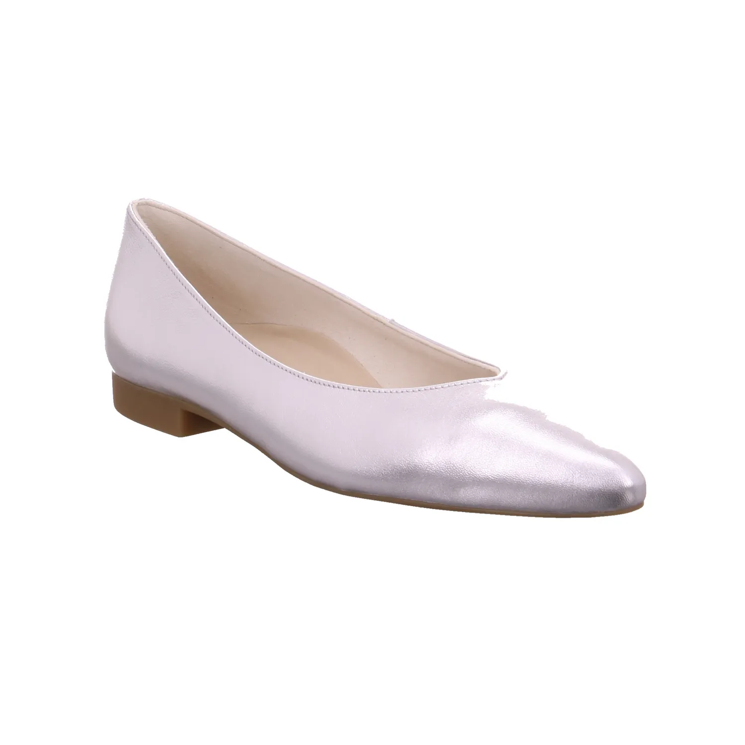 PAUL GREEN Ballerina Silber Leder