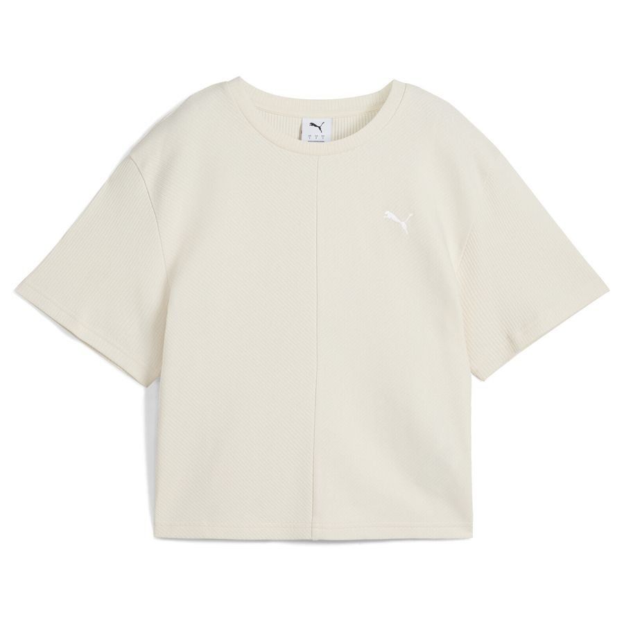 Puma WARDROBE ESS Geripptes Relaxed Fit T-Shirt