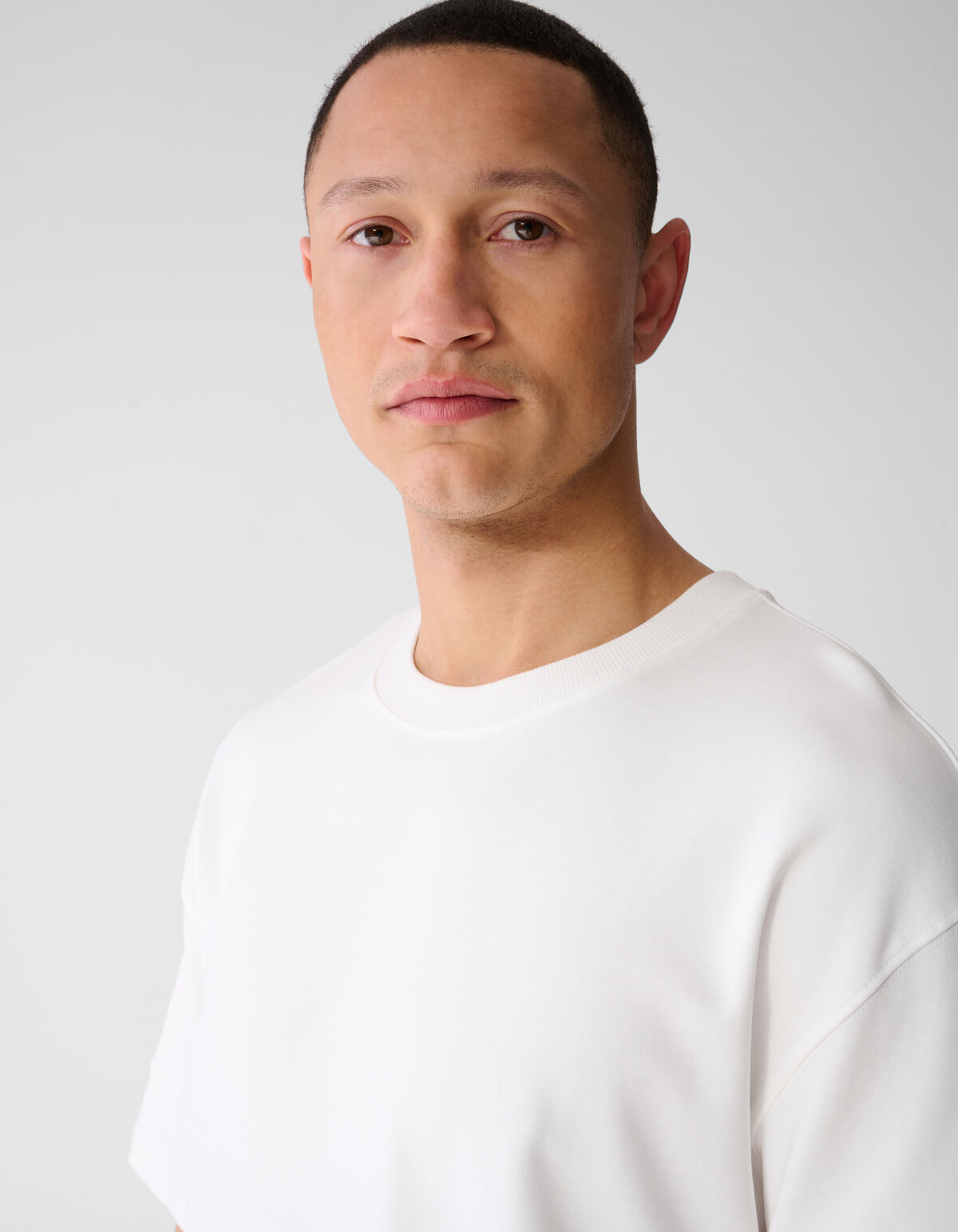 Minimalistisch T-shirt Wit