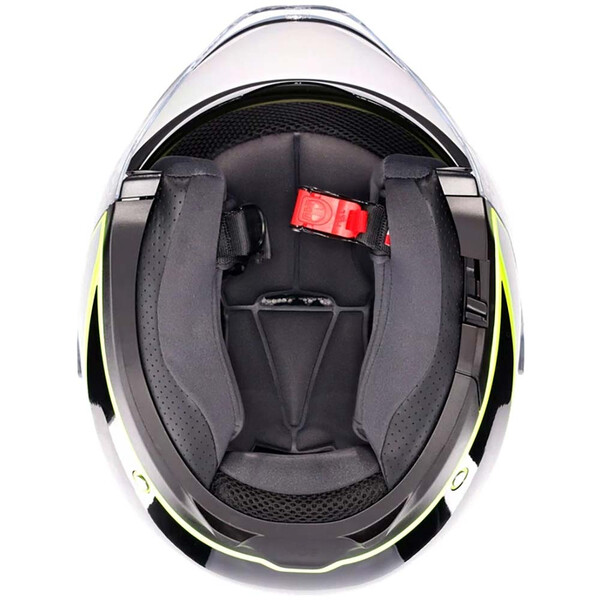 AGV - Casque Irides Davao Gris / Noir / Jaune fluo