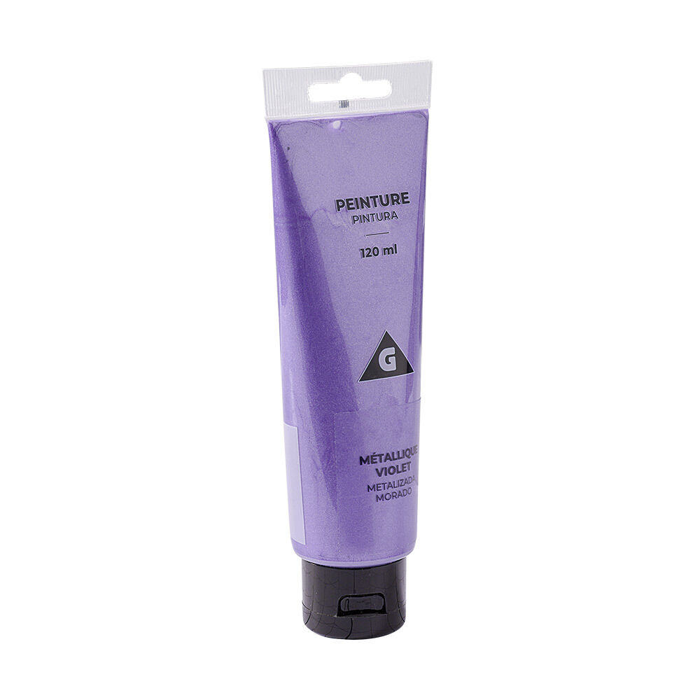 Peinture Tempera violet métallisé