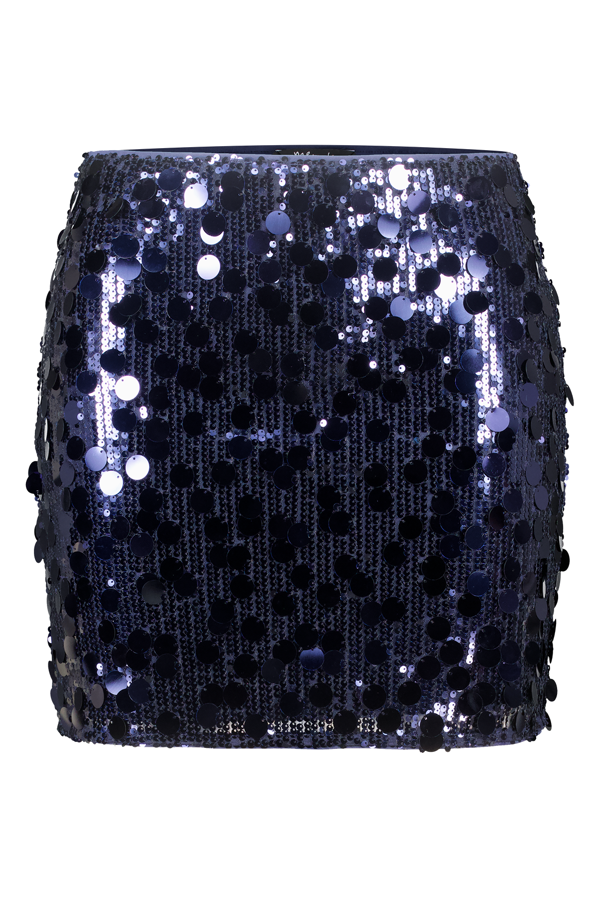 Pailletten rokje met stretch Donker blauw