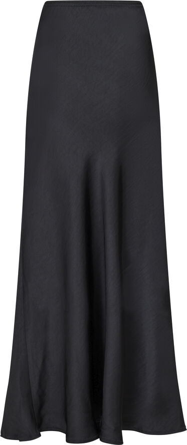 Neo Noir Vicky Heavy Sateen Skirt Black