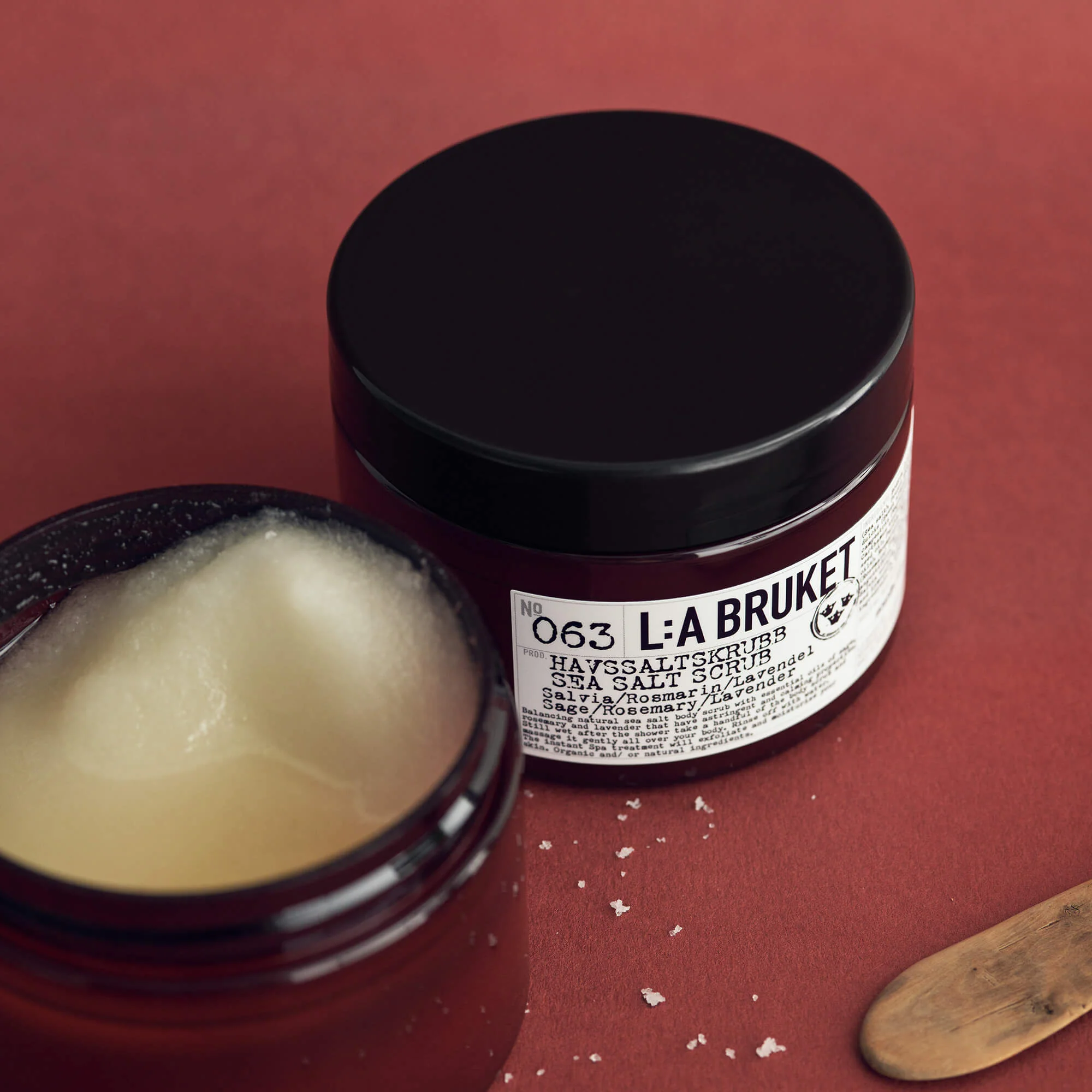 L:a Bruket Sea Salt Scrub Gommage Corps Bergamote Patchouli 296